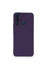 Newface Tecno Pova Neo Kılıf Nano içi Kadife Silikon - Mor