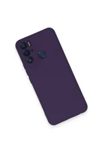 Newface Tecno Pova Neo Kılıf Nano içi Kadife Silikon - Mor - Görsel 3