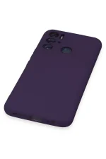 Newface Tecno Pova Neo Kılıf Nano içi Kadife Silikon - Mor - Görsel 5