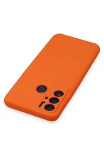 Newface Tecno Pova Neo Kılıf Nano içi Kadife Silikon - Turuncu - Görsel 3