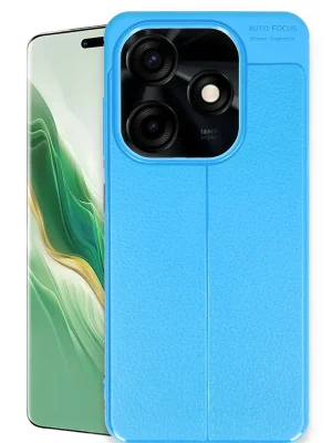 Newface Tecno Spark Go 2024 Kılıf Auto Focus Kapak - Mavi