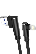 Newface USB to Lightning 3M 2.4A Kablo - Siyah - Görsel 2