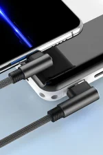 Newface USB to Lightning 3M 2.4A Kablo - Siyah - Görsel 3