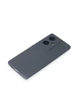Newface Vivo V29 Lite Kılıf Nano içi Kadife Silikon - Gri - Görsel 4