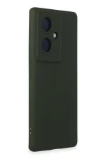 Newface Vivo V29 Lite Kılıf Nano içi Kadife Silikon - Koyu Yeşil - Görsel 2