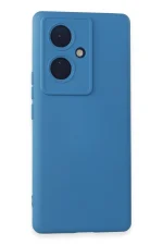 Newface Vivo V29 Lite Kılıf Nano içi Kadife Silikon - Mavi