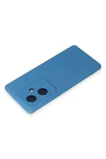 Newface Vivo V29 Lite Kılıf Nano içi Kadife Silikon - Mavi - Görsel 3