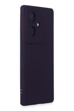Newface Vivo V29 Lite Kılıf Nano içi Kadife Silikon - Mor - Görsel 2