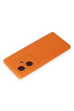 Newface Vivo V29 Lite Kılıf Nano içi Kadife Silikon - Turuncu - Görsel 3