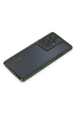 Newface Vivo V29 Lite Kılıf Razer Lensli Silikon - Yeşil - Görsel 4