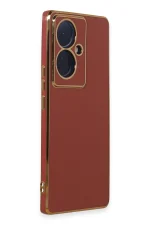 Newface Vivo V29 Lite Kılıf Volet Silikon - Kırmızı - Görsel 2