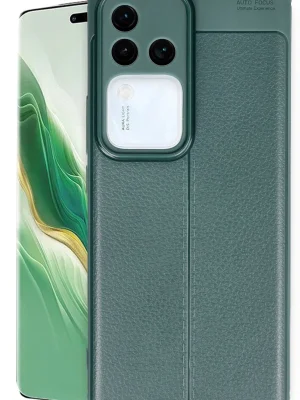 Newface Vivo V30 5G Kılıf Auto Focus Kapak - Koyu Yeşil