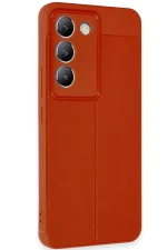 Newface Vivo V30 Lite 4G Kılıf Auto Focus Kapak - Kırmızı - Görsel 2