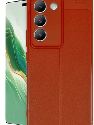 Newface Vivo V30 Lite 4G Kılıf Auto Focus Kapak - Kırmızı