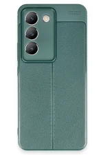 Newface Vivo V30 Lite 4G Kılıf Auto Focus Kapak - Koyu Yeşil - Görsel 3