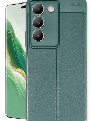 Newface Vivo V30 Lite 4G Kılıf Auto Focus Kapak - Koyu Yeşil
