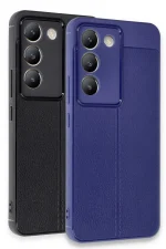 Newface Vivo V30 Lite 4G Kılıf Auto Focus Kapak - Lacivert - Görsel 4