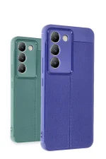 Newface Vivo V30 Lite 4G Kılıf Auto Focus Kapak - Lila - Görsel 3