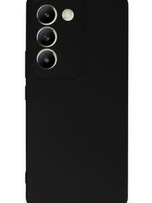 Newface Vivo V30 Lite 4G Kılıf First Silikon - Siyah