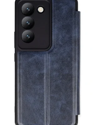Newface Vivo V30 Lite 4G Kılıf Flip Cover - Lacivert