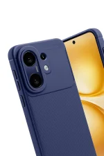 Newface Vivo X200 FE Auto Focus Karbon Kapak - Lacivert - Görsel 2