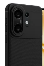 Newface Vivo X200 FE Auto Focus Karbon Kapak - Siyah - Görsel 3