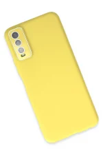 Newface Vivo Y11S Kılıf Lansman Glass Kapak - Sarı - Görsel 3