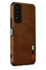 Newface Vivo Y11S Kılıf Loop Deri Silikon - Kahverengi - Görsel 2