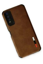 Newface Vivo Y11S Kılıf Loop Deri Silikon - Kahverengi - Görsel 3