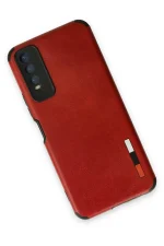 Newface Vivo Y11S Kılıf Loop Deri Silikon - Kırmızı - Görsel 3