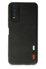 Newface Vivo Y11S Kılıf Loop Deri Silikon - Siyah