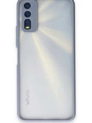 Newface Vivo Y11S Kılıf Montreal Silikon Kapak - Gri