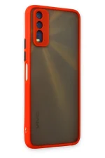 Newface Vivo Y11S Kılıf Montreal Silikon Kapak - Kırmızı - Görsel 3