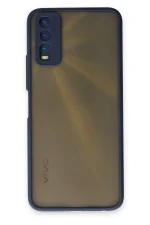 Newface Vivo Y11S Kılıf Montreal Silikon Kapak - Lacivert