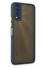 Newface Vivo Y11S Kılıf Montreal Silikon Kapak - Lacivert - Görsel 3