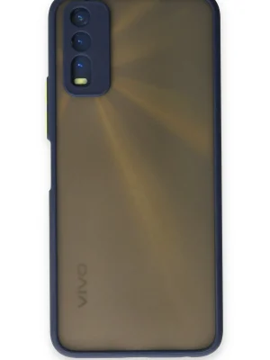 Newface Vivo Y11S Kılıf Montreal Silikon Kapak - Lacivert