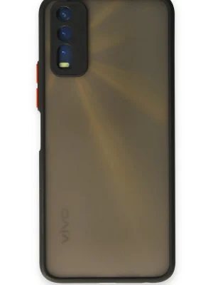 Newface Vivo Y11S Kılıf Montreal Silikon Kapak - Siyah