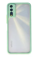 Newface Vivo Y11S Kılıf Montreal Silikon Kapak - Turkuaz - Görsel 2