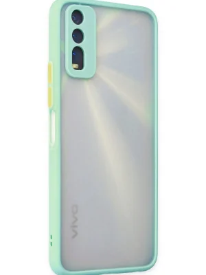 Newface Vivo Y11S Kılıf Montreal Silikon Kapak - Turkuaz