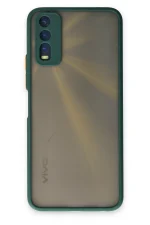 Newface Vivo Y11S Kılıf Montreal Silikon Kapak - Yeşil