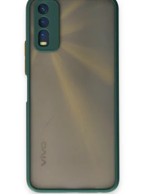 Newface Vivo Y11S Kılıf Montreal Silikon Kapak - Yeşil