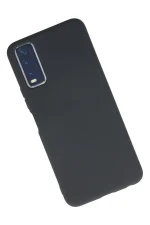 Newface Vivo Y11S Kılıf Nano içi Kadife Silikon - Gri - Görsel 2