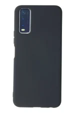 Newface Vivo Y11S Kılıf Nano içi Kadife Silikon - Gri