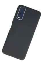 Newface Vivo Y11S Kılıf Nano içi Kadife Silikon - Gri - Görsel 3