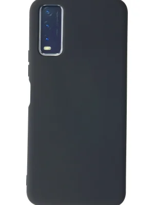 Newface Vivo Y11S Kılıf Nano içi Kadife Silikon - Gri