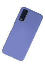Newface Vivo Y11S Kılıf Nano içi Kadife Silikon - Lila - Görsel 3