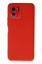 Newface Vivo Y15S Kılıf Lansman Glass Kapak - Kırmızı