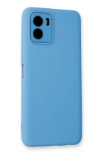 Newface Vivo Y15S Kılıf Lansman Glass Kapak - Mavi - Görsel 3