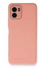 Newface Vivo Y15S Kılıf Lansman Glass Kapak - Pembe