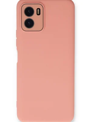 Newface Vivo Y15S Kılıf Lansman Glass Kapak - Pembe